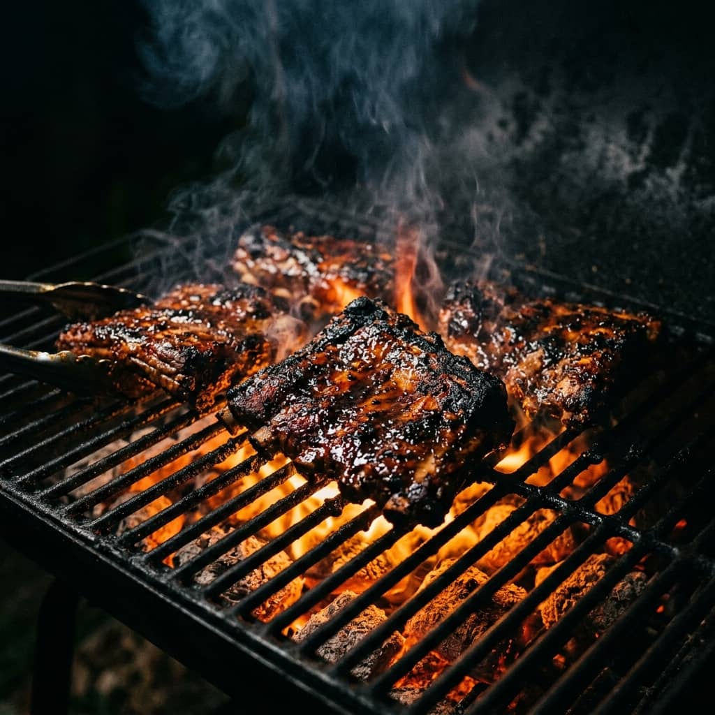 BBQ fire